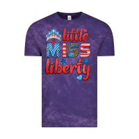 Cloud Purple little miss liberty Vintage Tee - HRA Design Shop