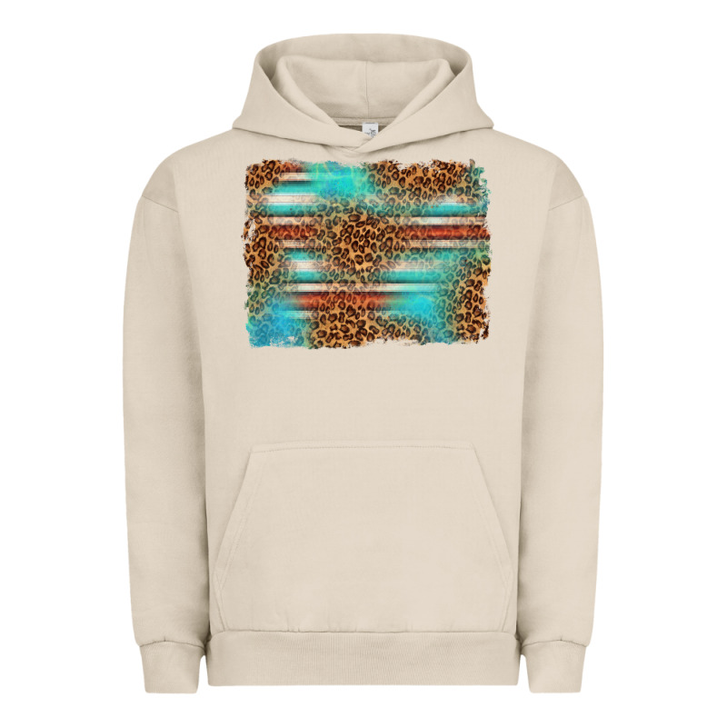 Serape And Leopard Background Urban Hoodie by texasbilliewilder | Teevron