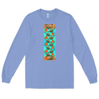 Colony Blue dinosaur brontosaurus pen wrap Long Sleeve Tee - Artiststas