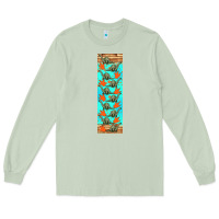 Matcha dinosaur brontosaurus pen wrap Long Sleeve Tee - Artiststas
