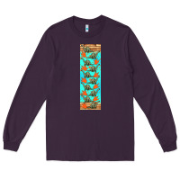 Plum dinosaur brontosaurus pen wrap Long Sleeve Tee - Artiststas