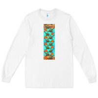 White dinosaur brontosaurus pen wrap Long Sleeve Tee - Artiststas