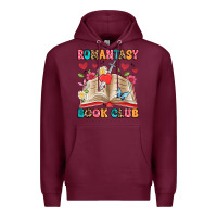 Burgundy romantasy book club Premium Hoodie - Artiststas
