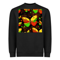 Black juneteenth butterflies seamless pattern Heavyweight Sweatshirt - HRA Design Shop