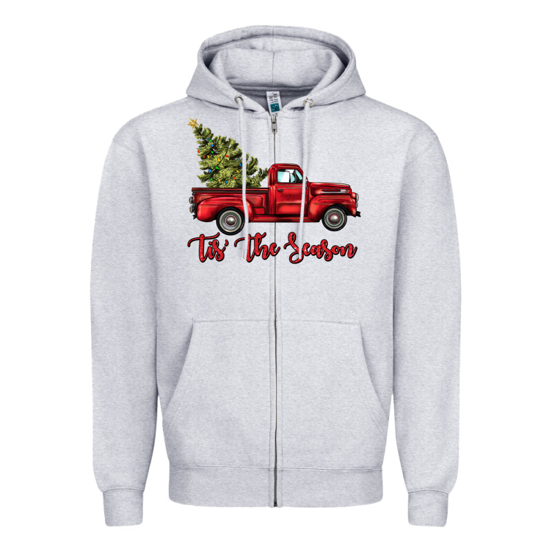 Tis The Season Zipper Hoodie by BarkalooDesign | Teevron
