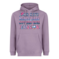 Lavender lord have mercy baby got her blue jeans on Heavyweight Hoodie - NancyCooperArtShop
