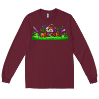 Burgundy one spooky nurse libbey glass Long Sleeve Tee - BundleAndBundleShop