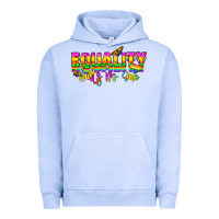 Pigment Grape Ice Equality hurts no one Urban Hoodie - NancyCooperArtShop