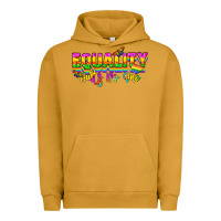 Pigment Peanut Butter Equality hurts no one Urban Hoodie - NancyCooperArtShop