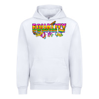 White Equality hurts no one Urban Hoodie - NancyCooperArtShop