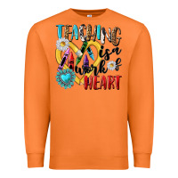 Carrot teaching is a work of heart Premium Sweatshirt - NancyCooperArtShop