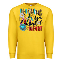 Lemon teaching is a work of heart Premium Sweatshirt - NancyCooperArtShop