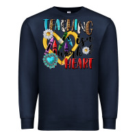 Navy teaching is a work of heart Premium Sweatshirt - NancyCooperArtShop