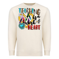 Sandshell teaching is a work of heart Premium Sweatshirt - NancyCooperArtShop