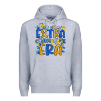 Heather Grey in my extra chromosome era Premium Hoodie - Artiststas