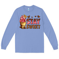 Colony Blue stay sweet Long Sleeve Tee - AdoDesignShop