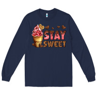Navy stay sweet Long Sleeve Tee - AdoDesignShop