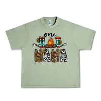 Oil Green one hot mama Urban Heavy Tee - CowhideDigitalArt
