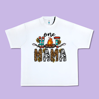 One Hot Mama Urban Heavy Tee Designed By Cowhidedigitalart
