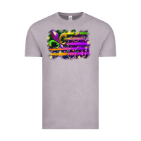Vintage Zinc mardi gras flag Vintage Tee - RacoonDesign