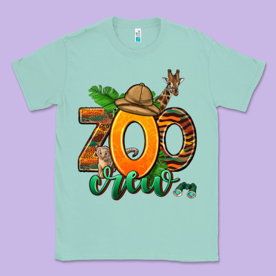 Zoo Crew Classic Tee Designed By Adodesignshop