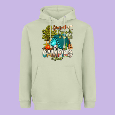 Fires Friends Drinks Camping Crew Heavyweight Hoodie Designed By Nancycooperartshop