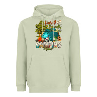 Matcha fires friends drinks camping crew Heavyweight Hoodie - NancyCooperArtShop