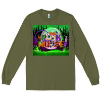 Army Green one spooky nurse mouse pad Long Sleeve Tee - BundleAndBundleShop