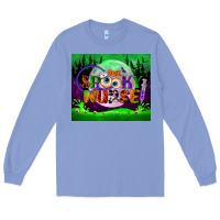 Colony Blue one spooky nurse mouse pad Long Sleeve Tee - BundleAndBundleShop