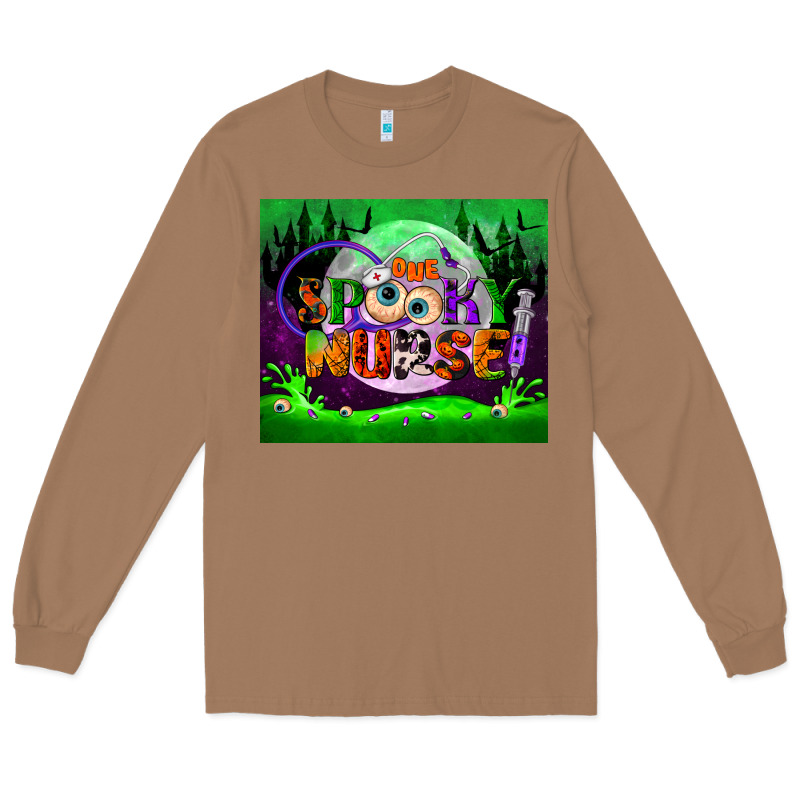 One Spooky Nurse Mouse Pad Long Sleeve Tee by BundleAndBundleShop | Teevron