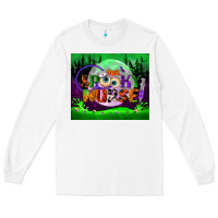 White one spooky nurse mouse pad Long Sleeve Tee - BundleAndBundleShop
