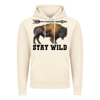 Vintage Artic stay wild bison Vintage Hoodie - RanaPortraitStore