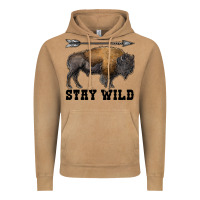 Vintage Camel stay wild bison Vintage Hoodie - RanaPortraitStore