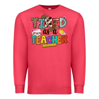 Cardinal tired as a teacher Premium Sweatshirt - NancyCooperArtShop
