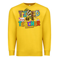Lemon tired as a teacher Premium Sweatshirt - NancyCooperArtShop