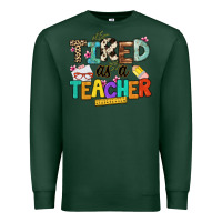 Sports Green tired as a teacher Premium Sweatshirt - NancyCooperArtShop