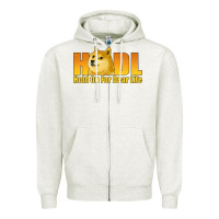 Oatmeal Heather hodl hold on for dear life dogecoin Zipper Hoodie - Jasminsmagicworld