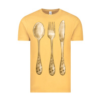 Vintage Mustard spoon fork knife fa element Vintage Tee - FaDigitalArtStudio