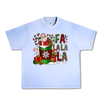 Grape Ice fa la la la la christmas santa claus coffee cup Urban Heavy Tee - FaDigitalArtStudio