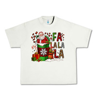 Pistachio fa la la la la christmas santa claus coffee cup Urban Heavy Tee - FaDigitalArtStudio