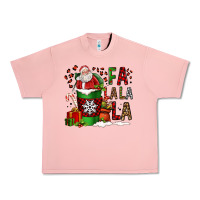 Salmon fa la la la la christmas santa claus coffee cup Urban Heavy Tee - FaDigitalArtStudio