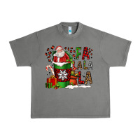 Tornado fa la la la la christmas santa claus coffee cup Urban Heavy Tee - FaDigitalArtStudio