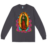 Smoke our lady of guadalupe Long Sleeve Tee - JahusDesignShop