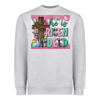 Heather Grey he is risen indeed tumbler Heavyweight Sweatshirt - Neo Western