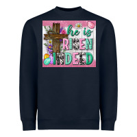 Navy he is risen indeed tumbler Heavyweight Sweatshirt - Neo Western