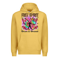 Antique Gold free spirit dream on dreamer Premium Hoodie - Artiststas
