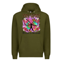 Army Green free spirit dream on dreamer Premium Hoodie - Artiststas