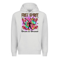 Dove Grey free spirit dream on dreamer Premium Hoodie - Artiststas
