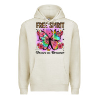 Oatmeal Heather free spirit dream on dreamer Premium Hoodie - Artiststas