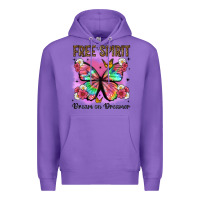 Purple free spirit dream on dreamer Premium Hoodie - Artiststas